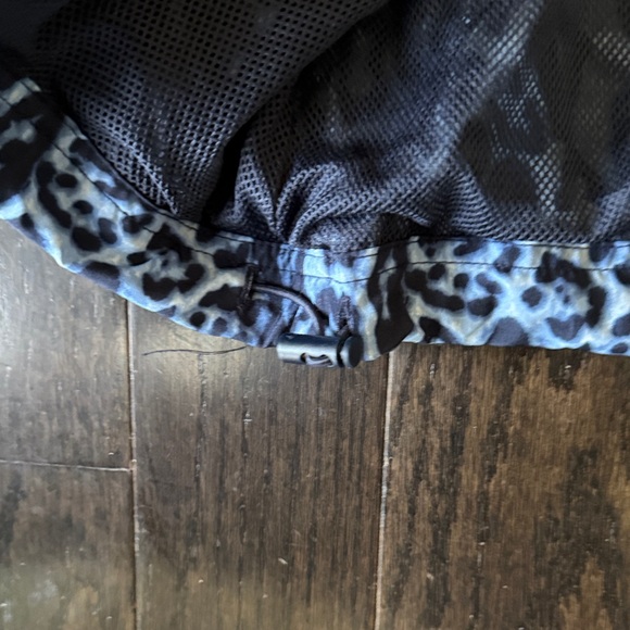 Blue Leopard Print Women's Jacket Blue lightweight Jacket! - Picture 4 of 4